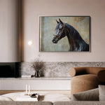 Horses 185 Canvas Art 90 x 60 cm / Stretched on hidden frame