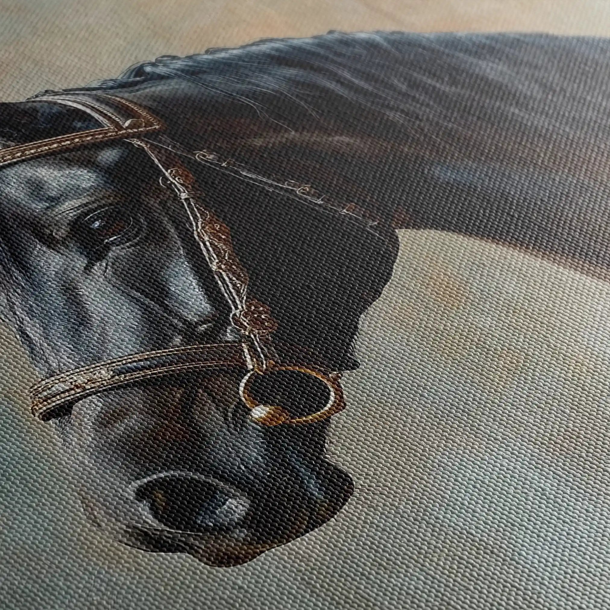 Horses 185 Canvas Art 90 x 60 cm / Stretched on hidden frame