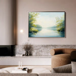Landscape 185 Canvas Art 90 x 60 cm / Stretched on hidden frame