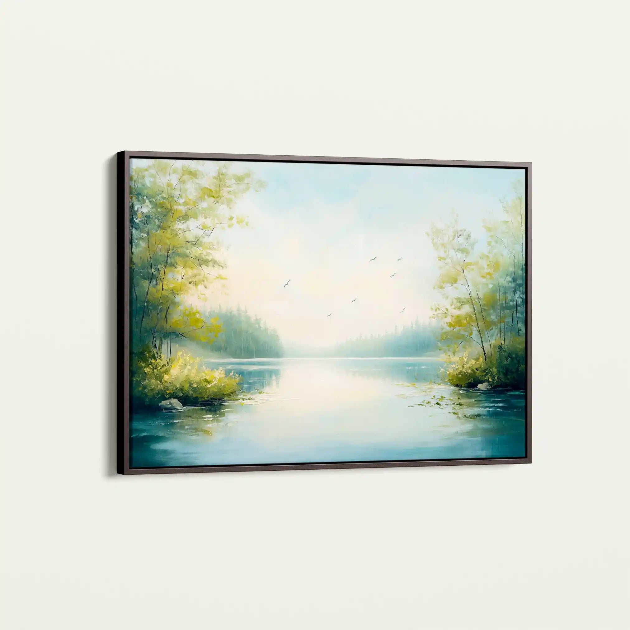 Landscape 185 Canvas Art 90 x 60 cm / Stretched on hidden frame