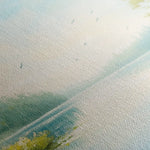 Landscape 185 Canvas Art 90 x 60 cm / Stretched on hidden frame