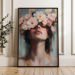 Portrait 185 Canvas Art 90 x 60 cm / Stretched on hidden frame