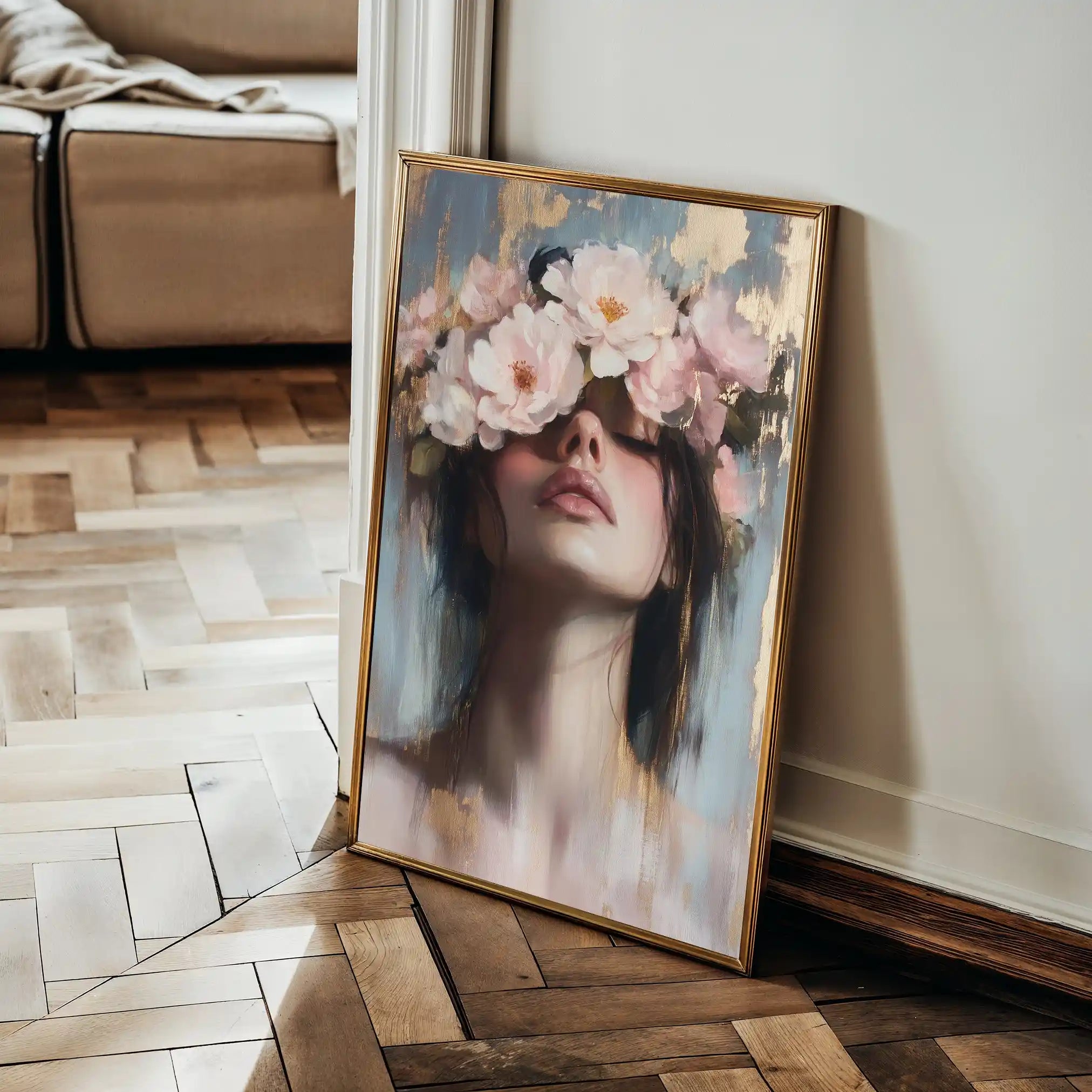 Portrait 185 Canvas Art 90 x 60 cm / Stretched on hidden frame