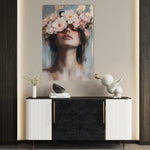 Portrait 185 Canvas Art 90 x 60 cm / Stretched on hidden frame