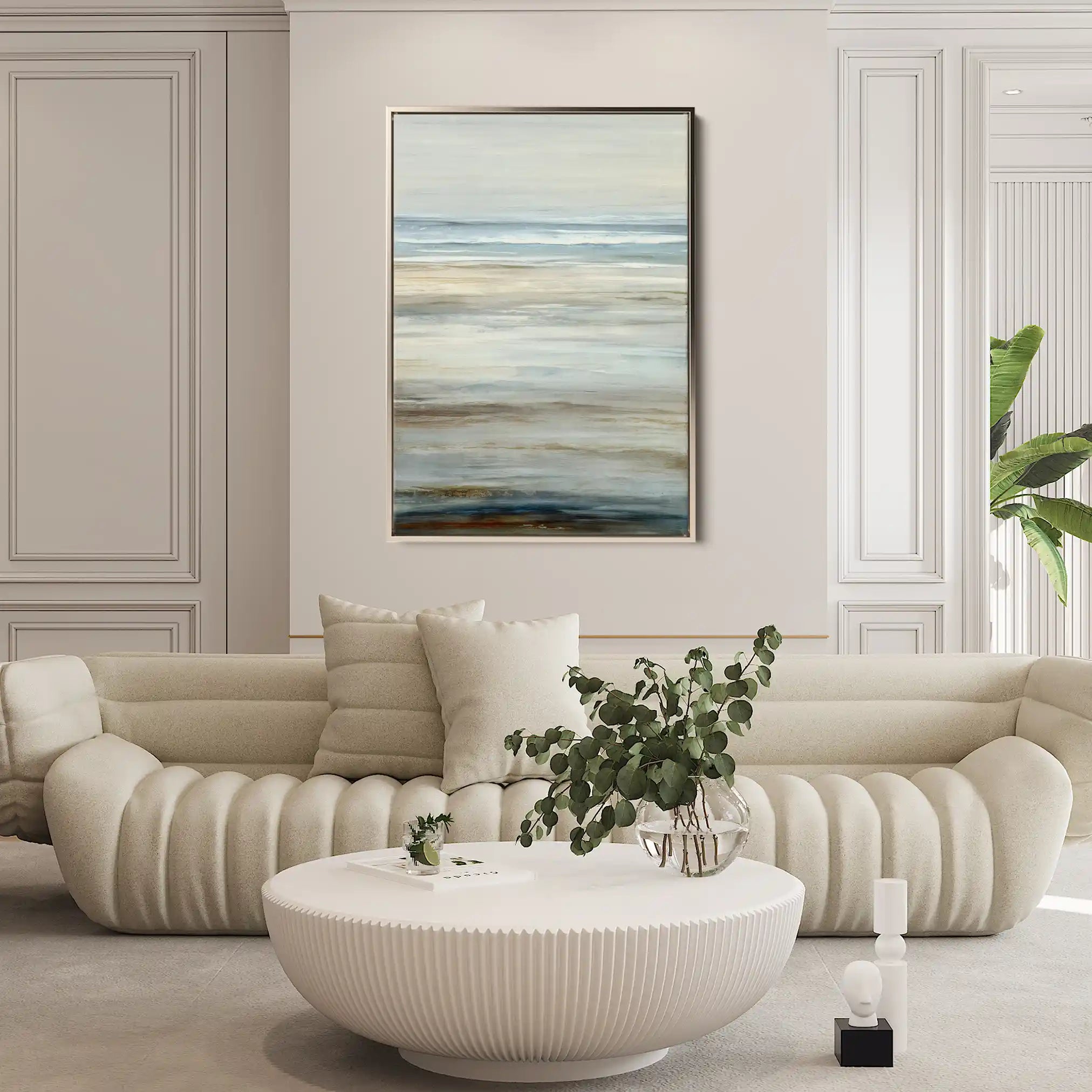 Abstract 1850 Canvas Art 60 x 40 cm / Stretched on hidden frame