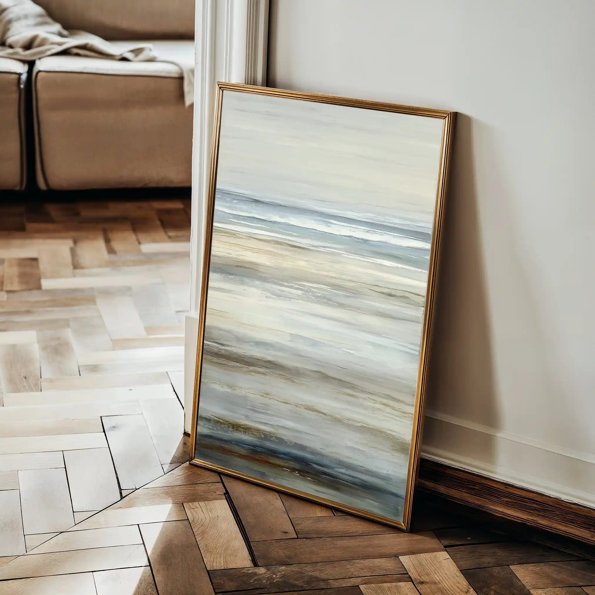 Abstract 1850 Canvas Art 60 x 40 cm / Stretched on hidden frame