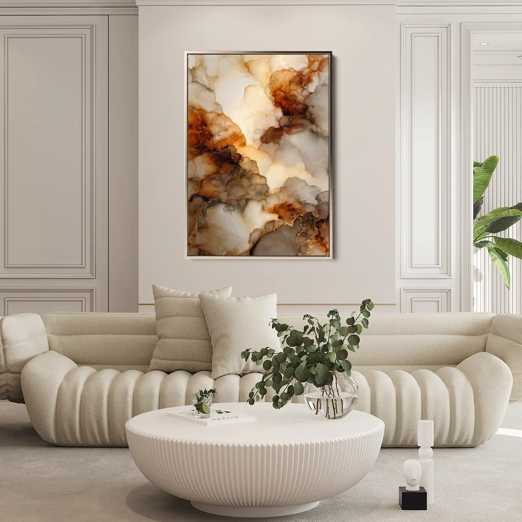 Abstract 1851 Canvas Art 60 x 40 cm / Stretched on hidden frame