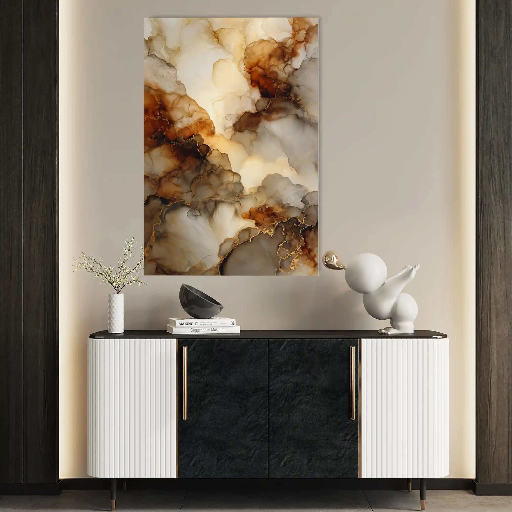 Abstract 1851 Canvas Art 60 x 40 cm / Stretched on hidden frame