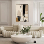 Abstract 1854 Canvas Art 60 x 40 cm / Stretched on hidden frame