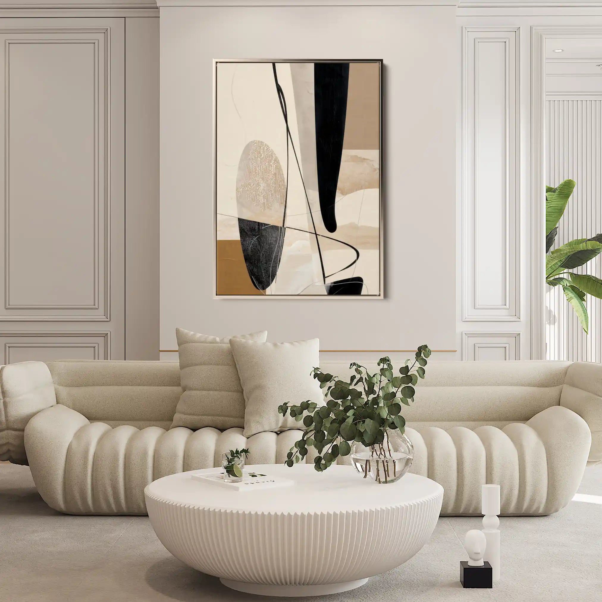 Abstract 1854 Canvas Art 60 x 40 cm / Stretched on hidden frame