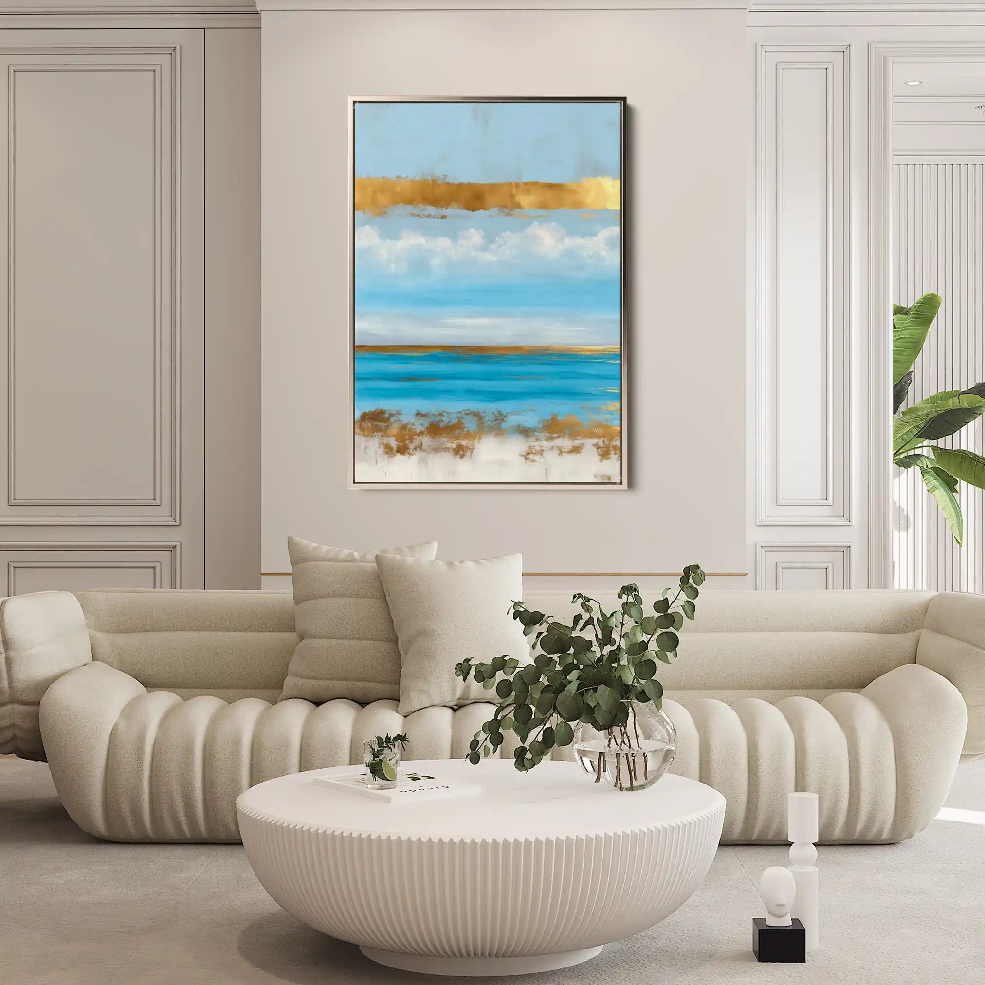 Abstract 1857 Canvas Art 60 x 40 cm / Stretched on hidden frame