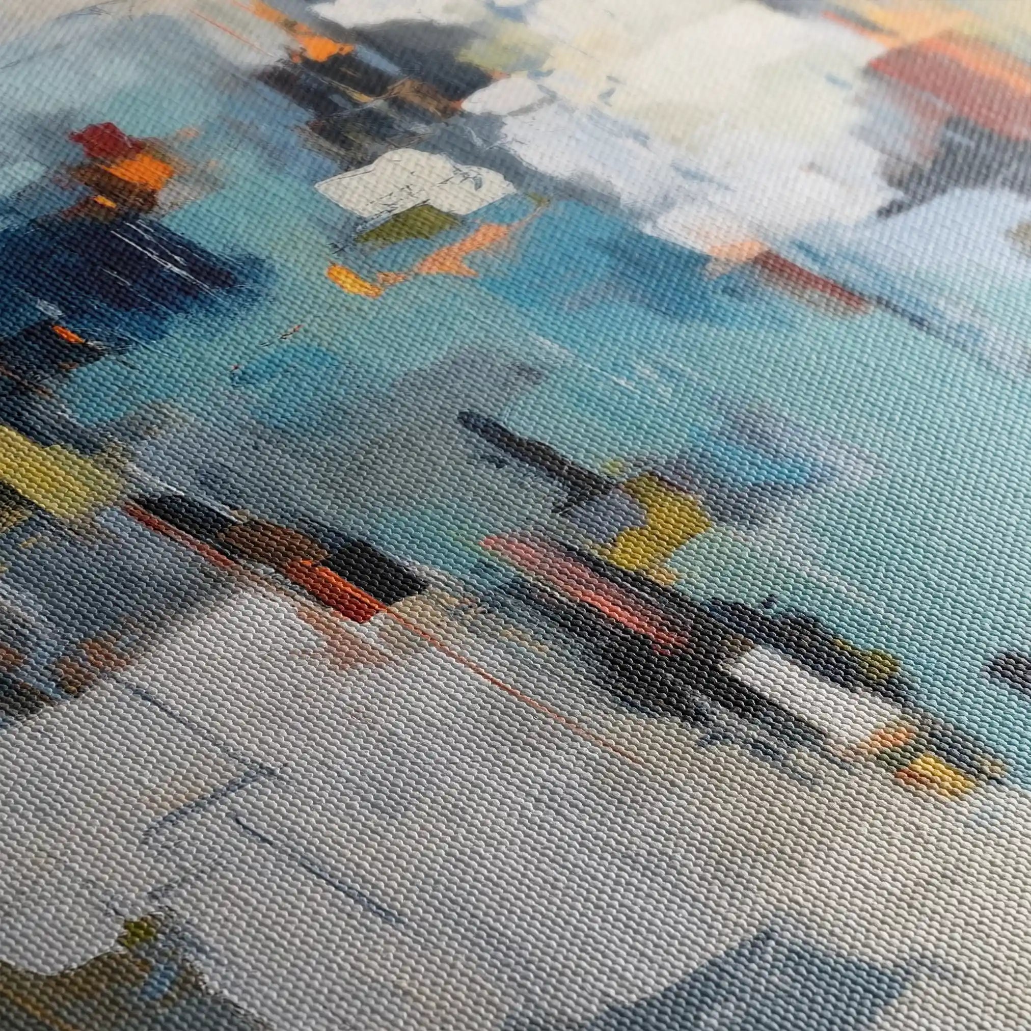 Abstract 1858 Canvas Art 60 x 40 cm / Stretched on hidden frame