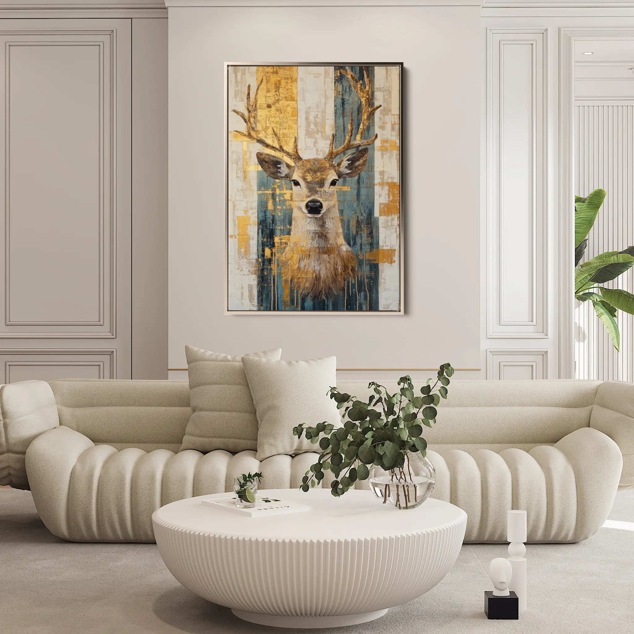 Animals Canvas Wall Art WAD186-AN 90 x 60 cm / Stretched on hidden frame