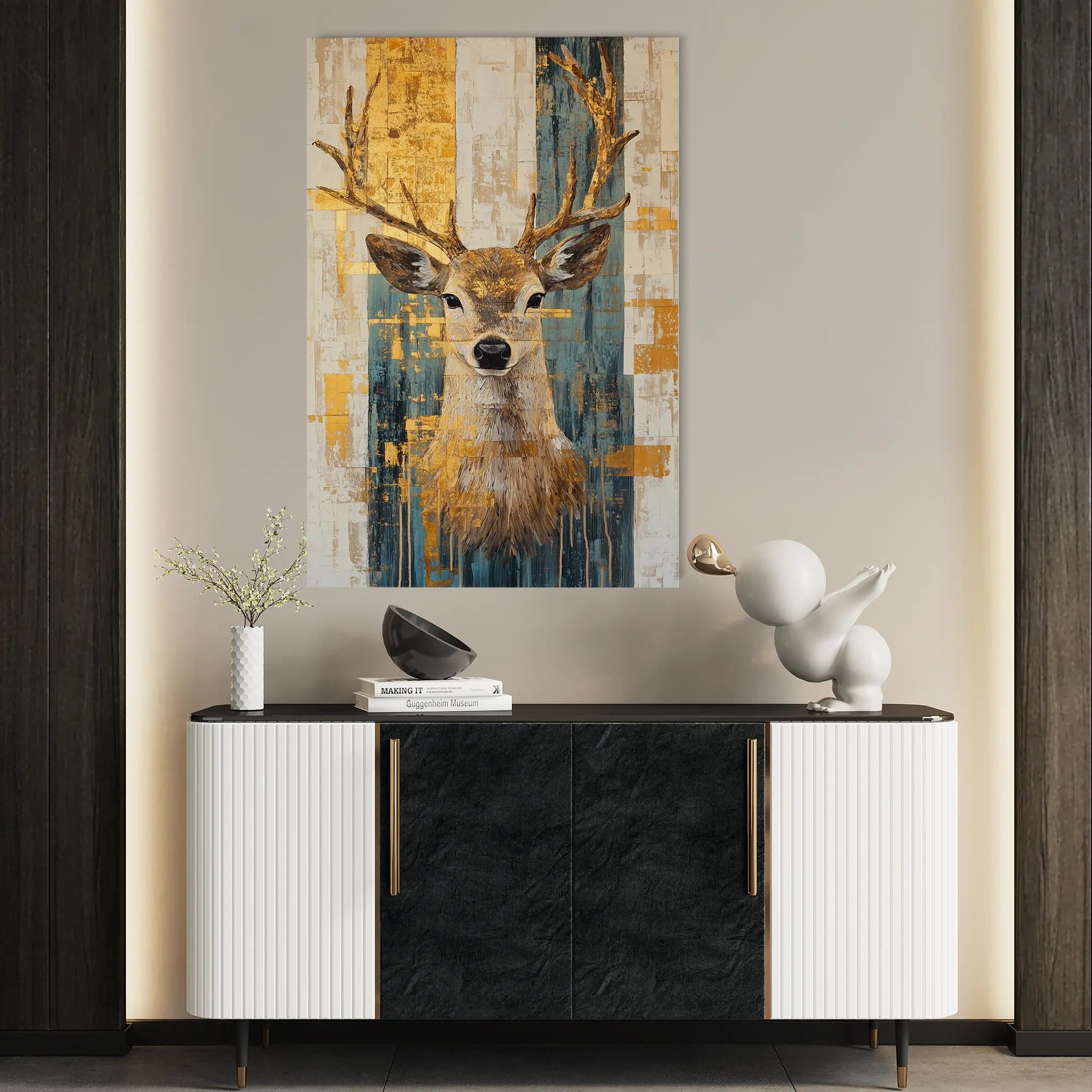 Animals Canvas Wall Art WAD186-AN 90 x 60 cm / Stretched on hidden frame
