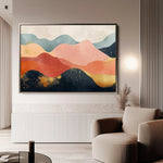 Boho 186 Canvas Art 90 x 60 cm / Stretched on hidden frame