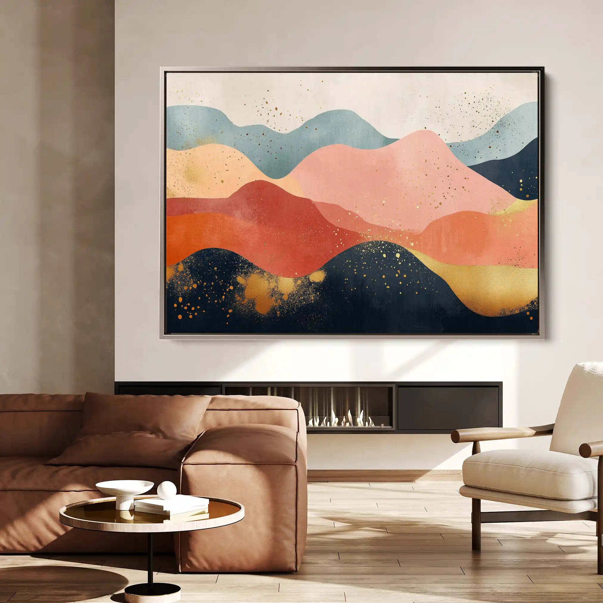 Boho 186 Canvas Art 90 x 60 cm / Stretched on hidden frame