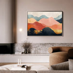 Boho 186 Canvas Art 90 x 60 cm / Stretched on hidden frame