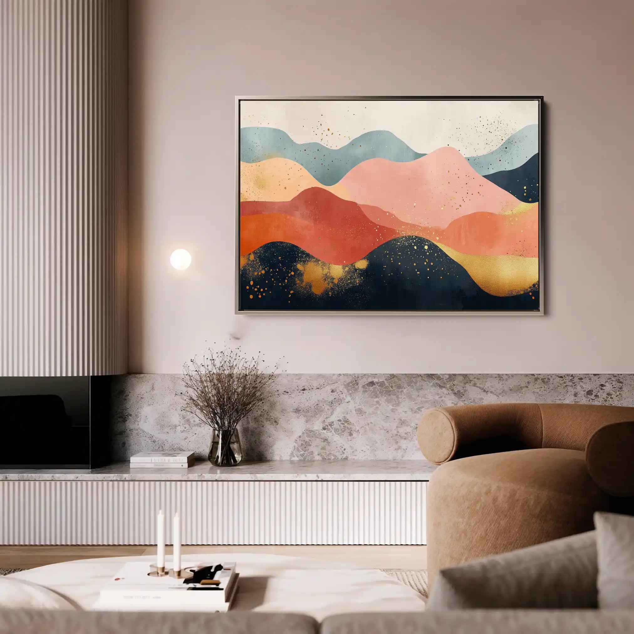 Boho 186 Canvas Art 90 x 60 cm / Stretched on hidden frame