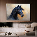 Horses 186 Canvas Art 90 x 60 cm / Stretched on hidden frame