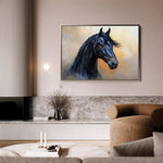Horses 186 Canvas Art 90 x 60 cm / Stretched on hidden frame