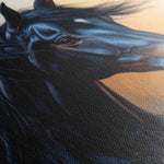 Horses 186 Canvas Art 90 x 60 cm / Stretched on hidden frame