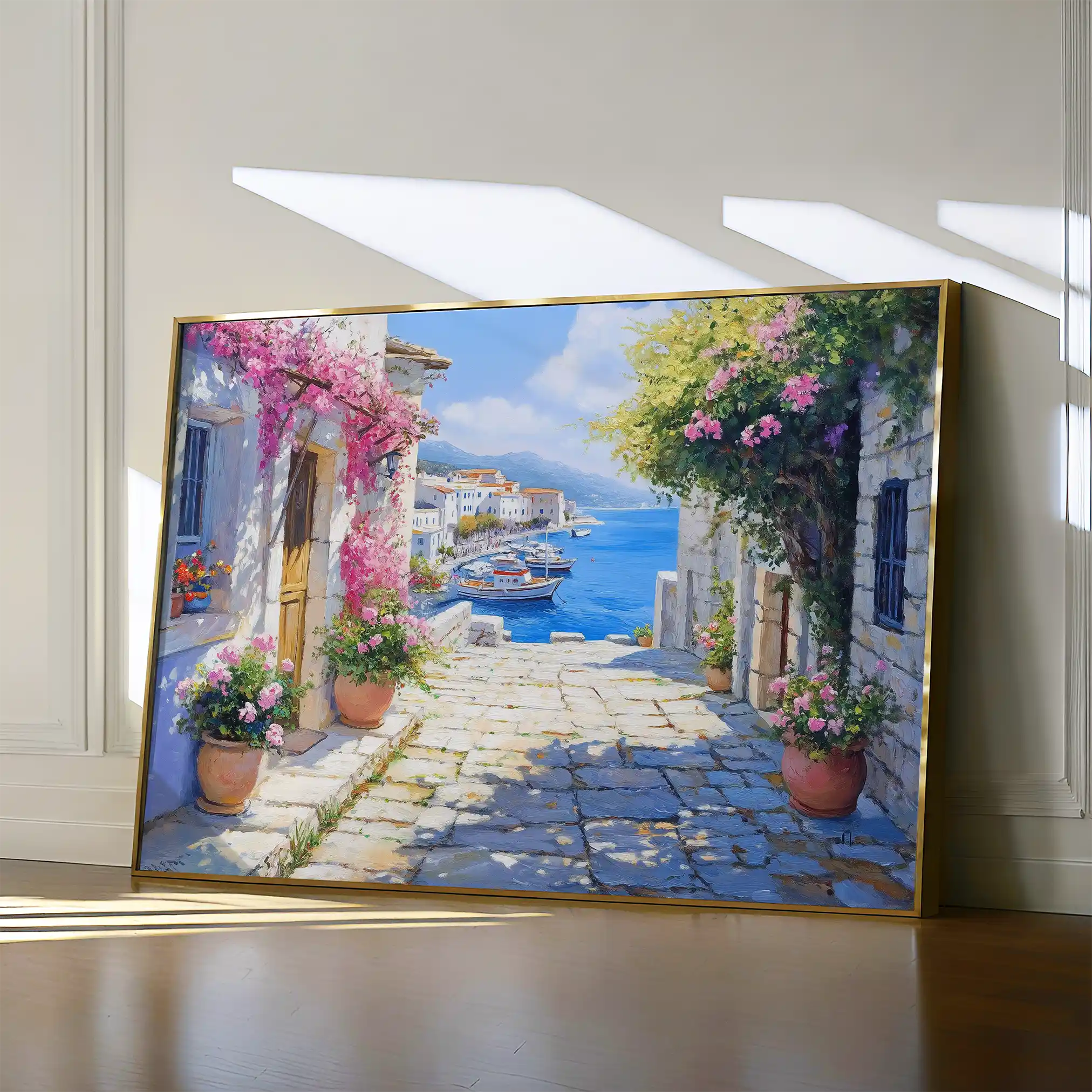 Landscape 186 Canvas Art 90 x 60 cm / Stretched on hidden frame