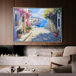 Landscape 186 Canvas Art 90 x 60 cm / Stretched on hidden frame