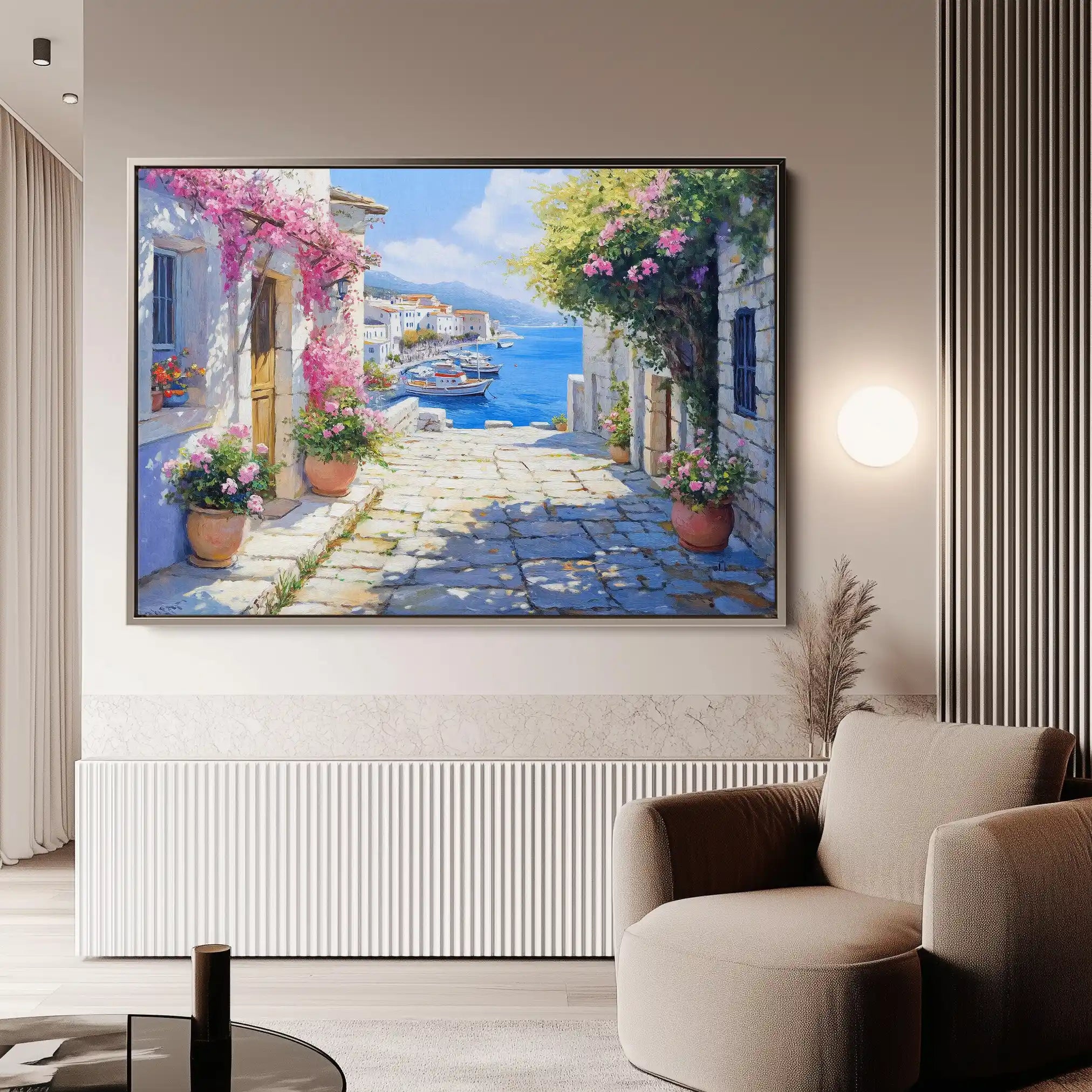Landscape 186 Canvas Art 90 x 60 cm / Stretched on hidden frame