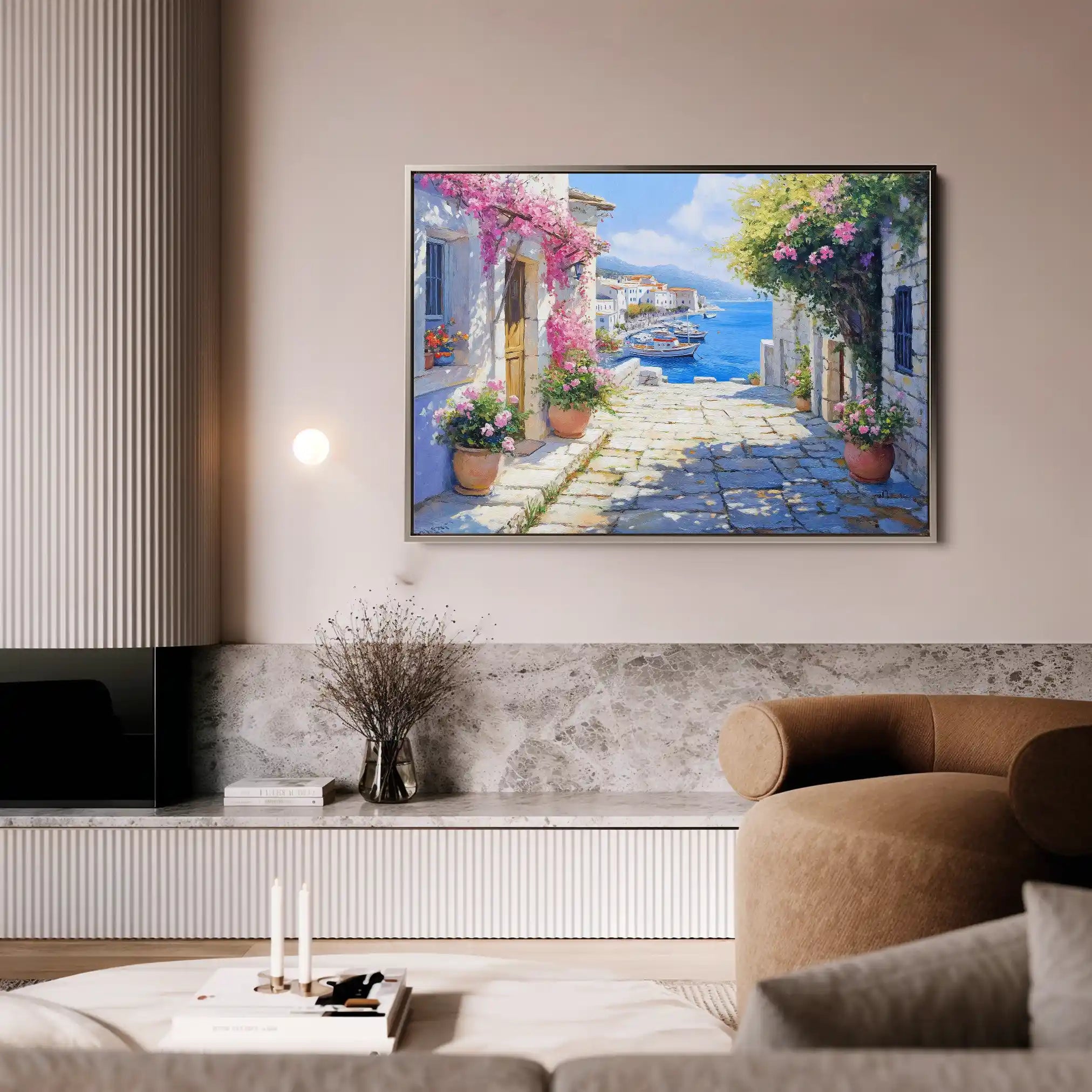 Landscape 186 Canvas Art 90 x 60 cm / Stretched on hidden frame