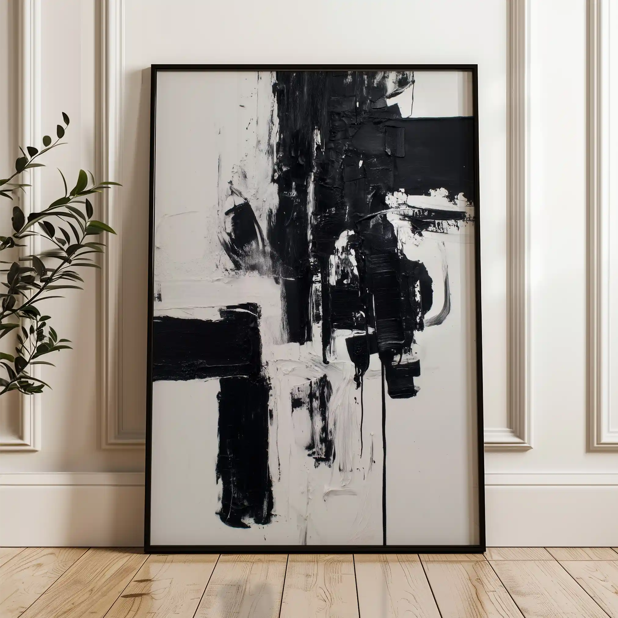 Abstract 1864 Canvas Art 60 x 40 cm / Stretched on hidden frame