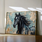 Horses 187 Canvas Art 90 x 60 cm / Stretched on hidden frame