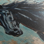 Horses 187 Canvas Art 90 x 60 cm / Stretched on hidden frame