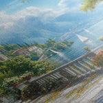 Landscape 187 Canvas Art 90 x 60 cm / Stretched on hidden frame