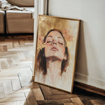 Portrait 187 Canvas Art 90 x 60 cm / Stretched on hidden frame