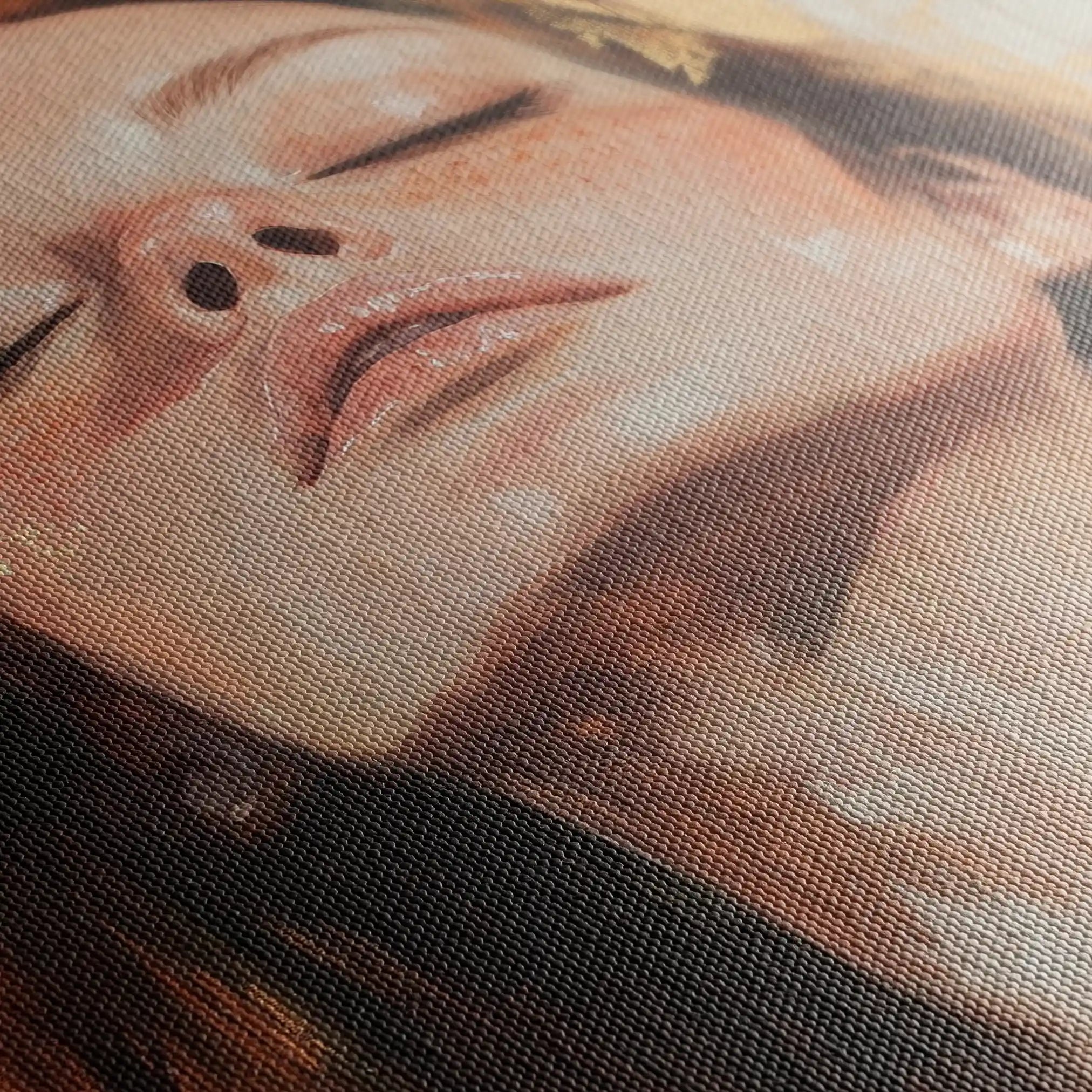 Portrait 187 Canvas Art 90 x 60 cm / Stretched on hidden frame