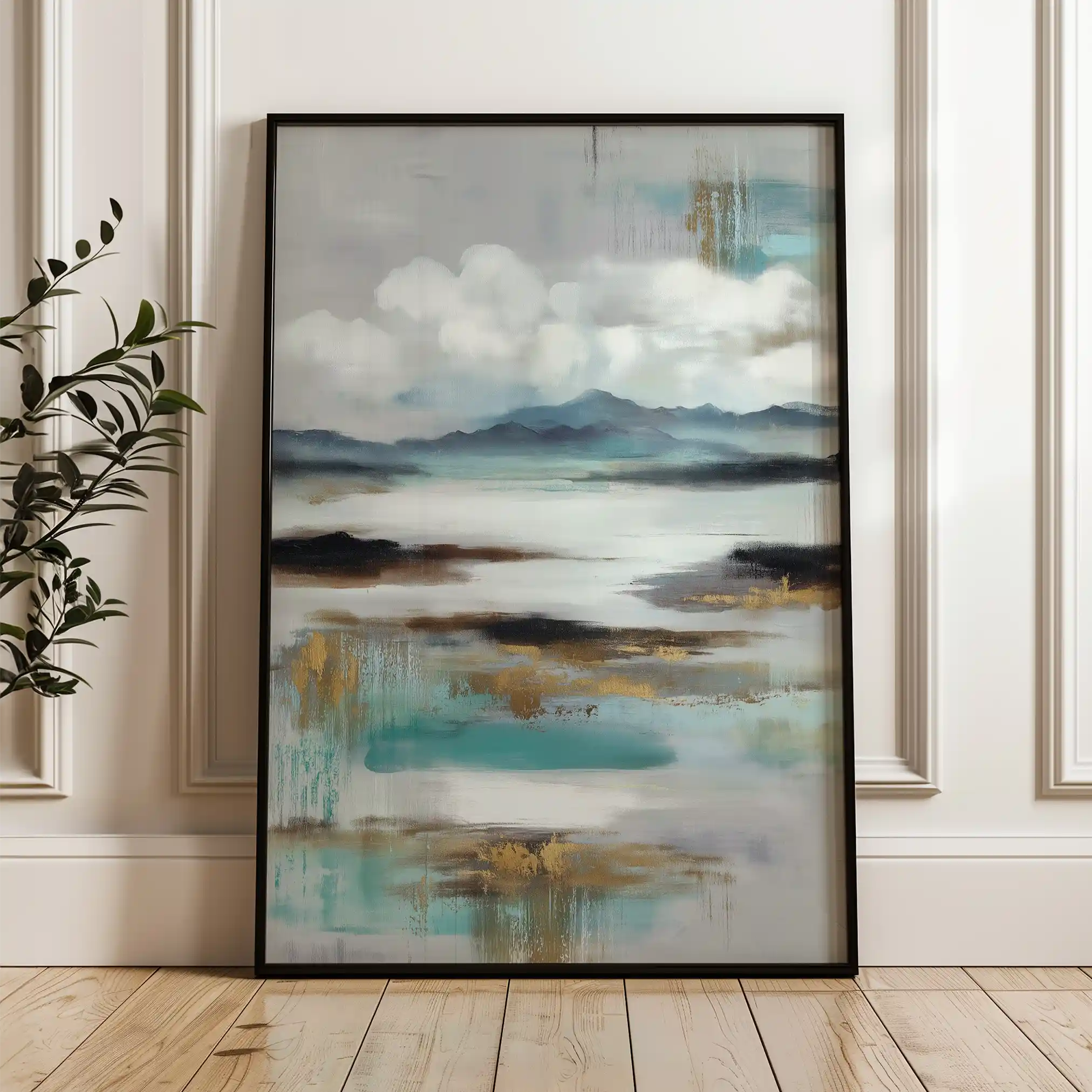 Abstract 1871 Canvas Art 60 x 40 cm / Stretched on hidden frame