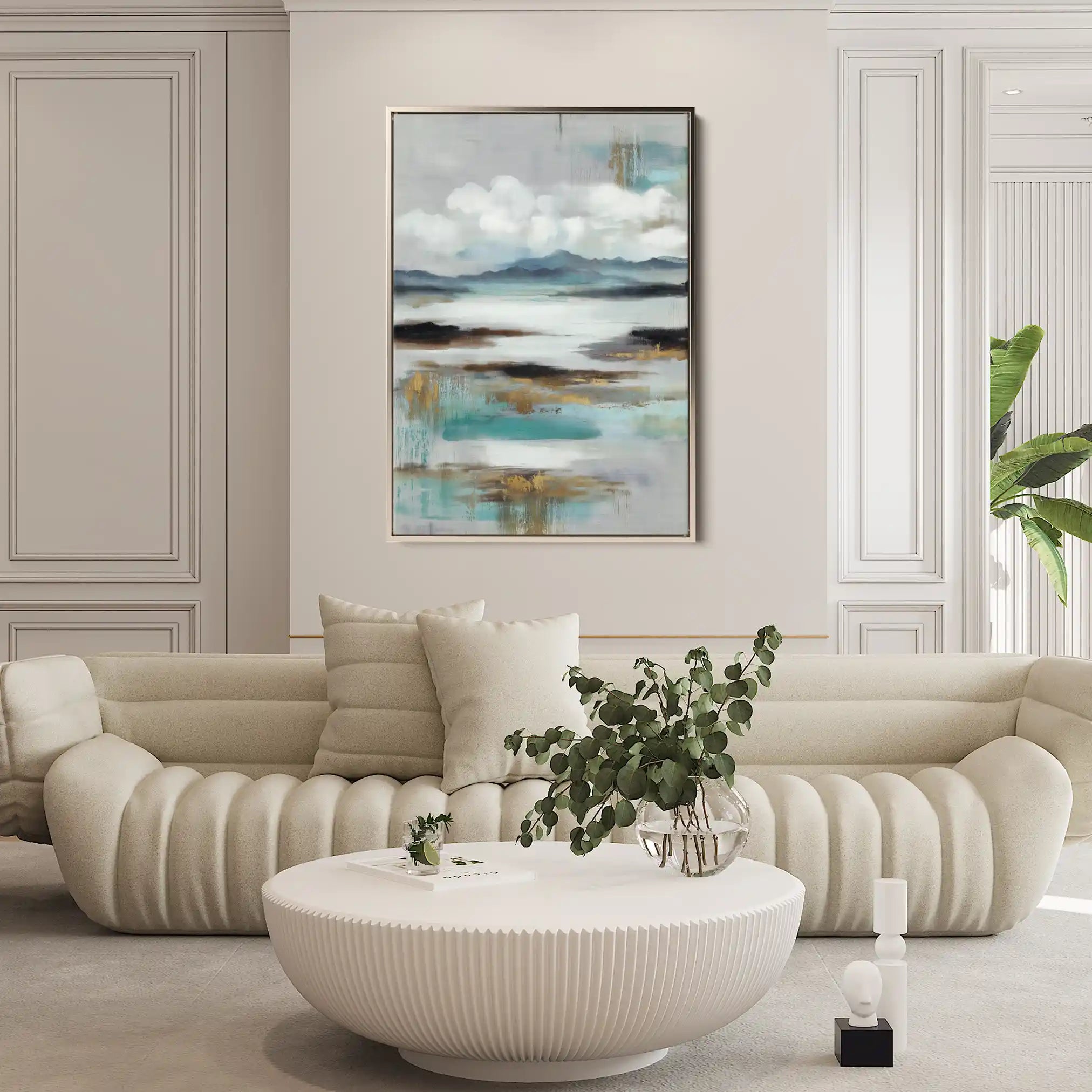 Abstract 1871 Canvas Art 60 x 40 cm / Stretched on hidden frame