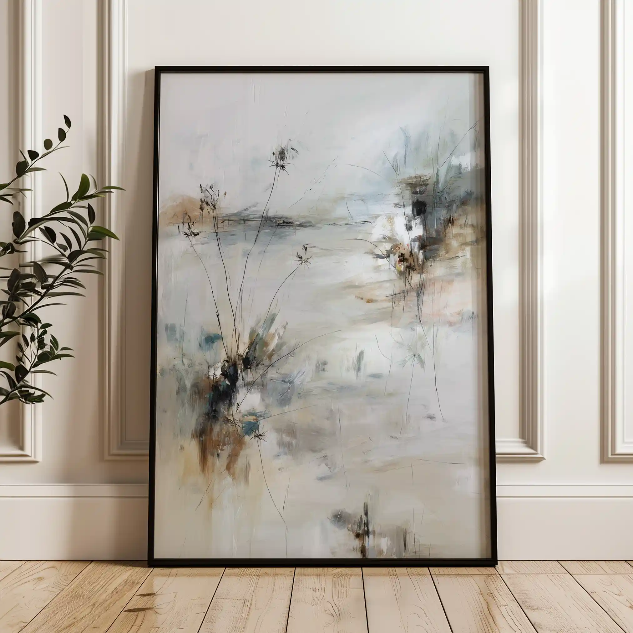 Abstract 1873 Canvas Art 60 x 40 cm / Stretched on hidden frame