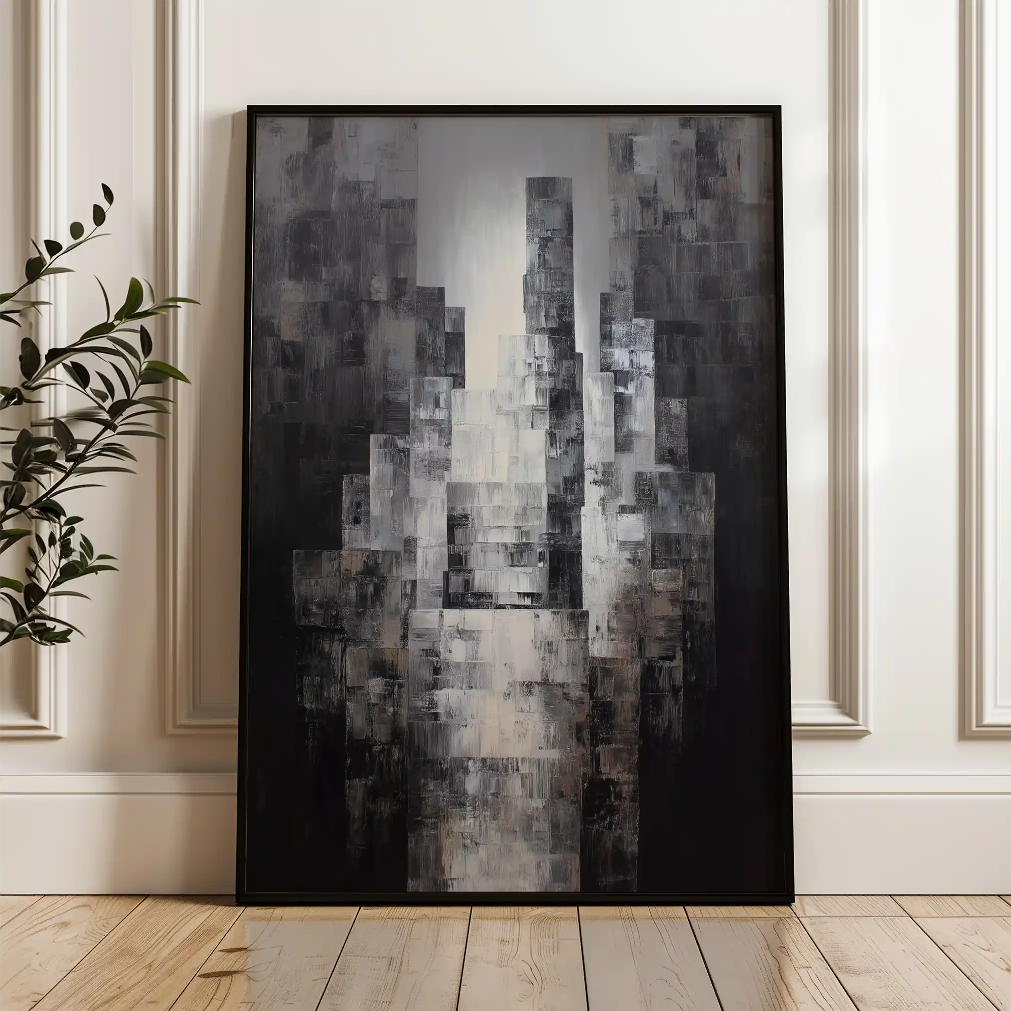 Abstract 1874 Canvas Art 60 x 40 cm / Stretched on hidden frame