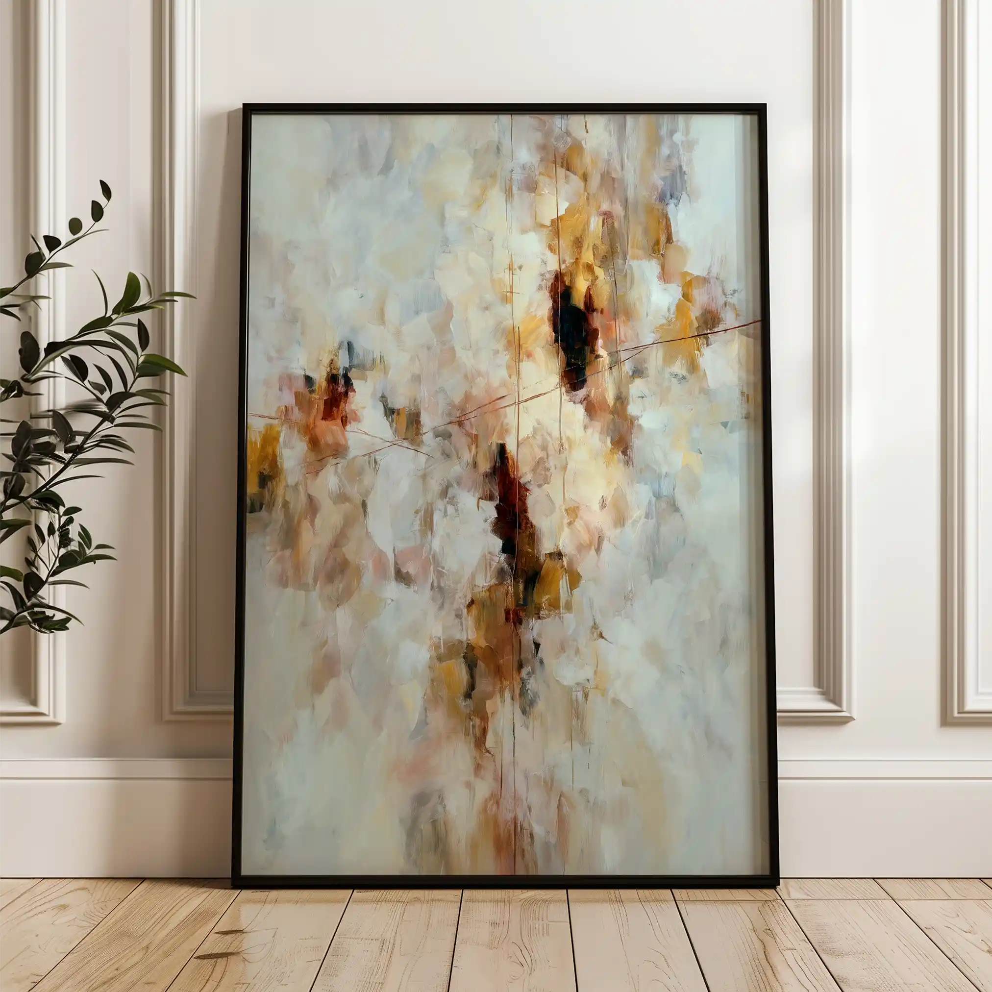 Abstract 1876 Canvas Art 60 x 40 cm / Stretched on hidden frame