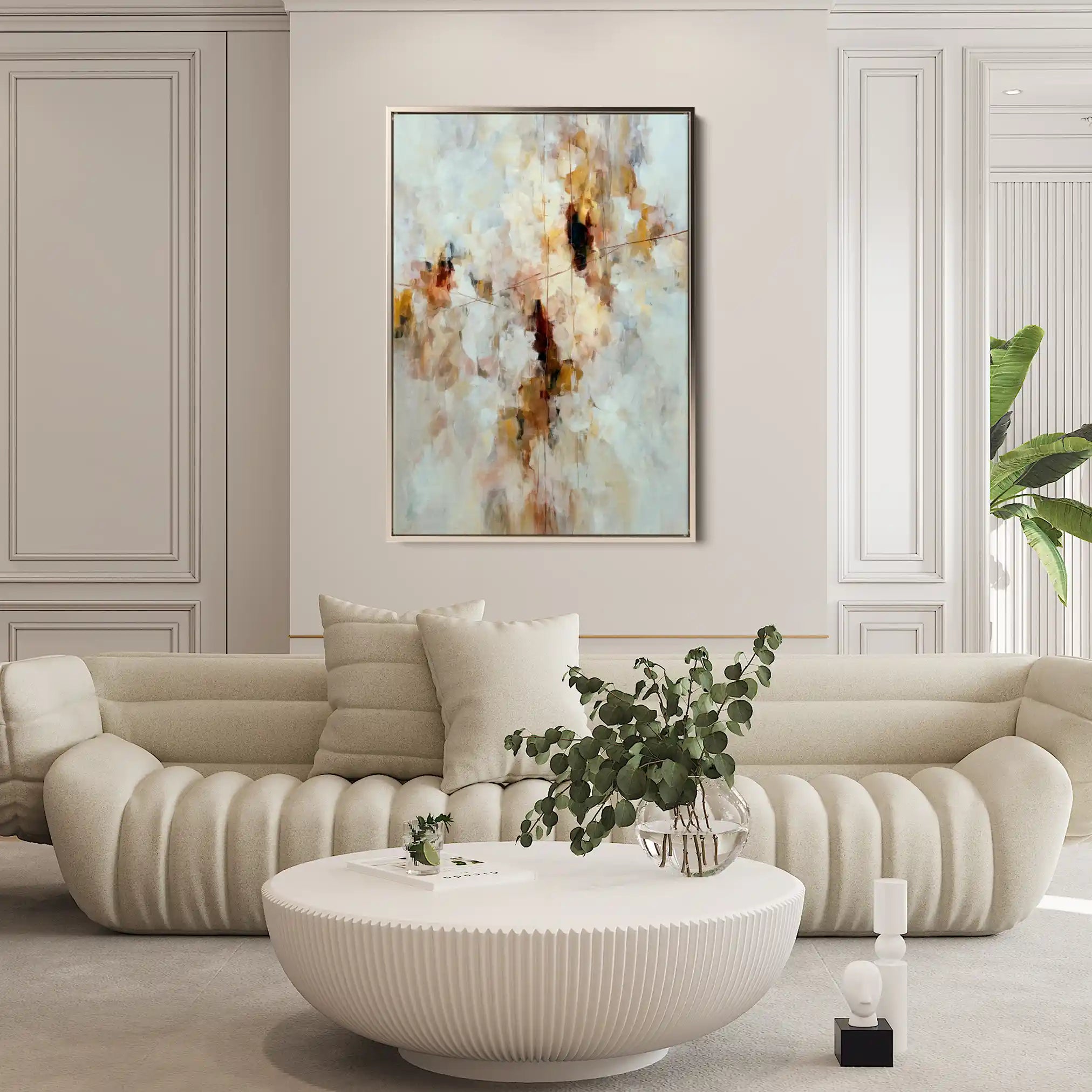 Abstract 1876 Canvas Art 60 x 40 cm / Stretched on hidden frame