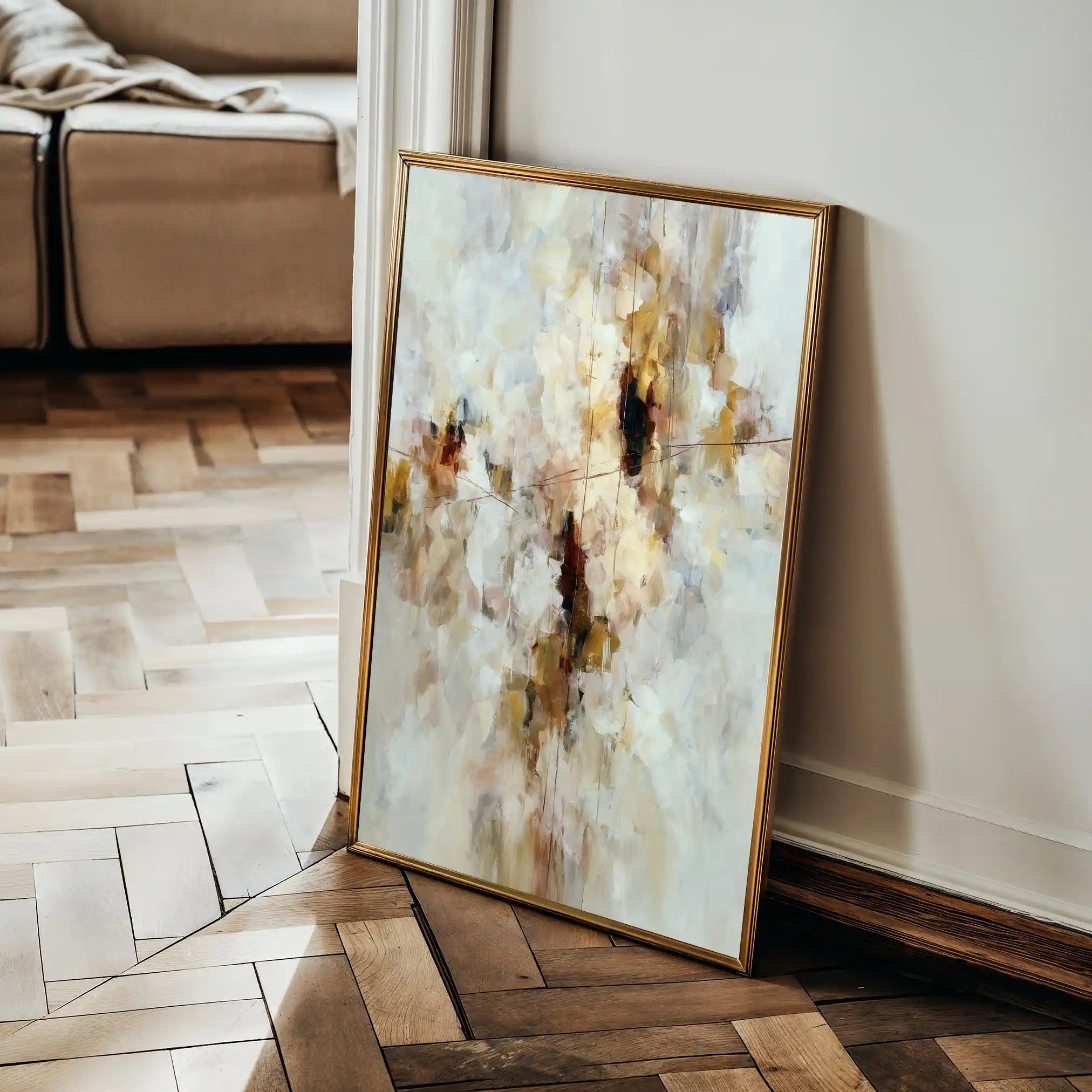 Abstract 1876 Canvas Art 60 x 40 cm / Stretched on hidden frame