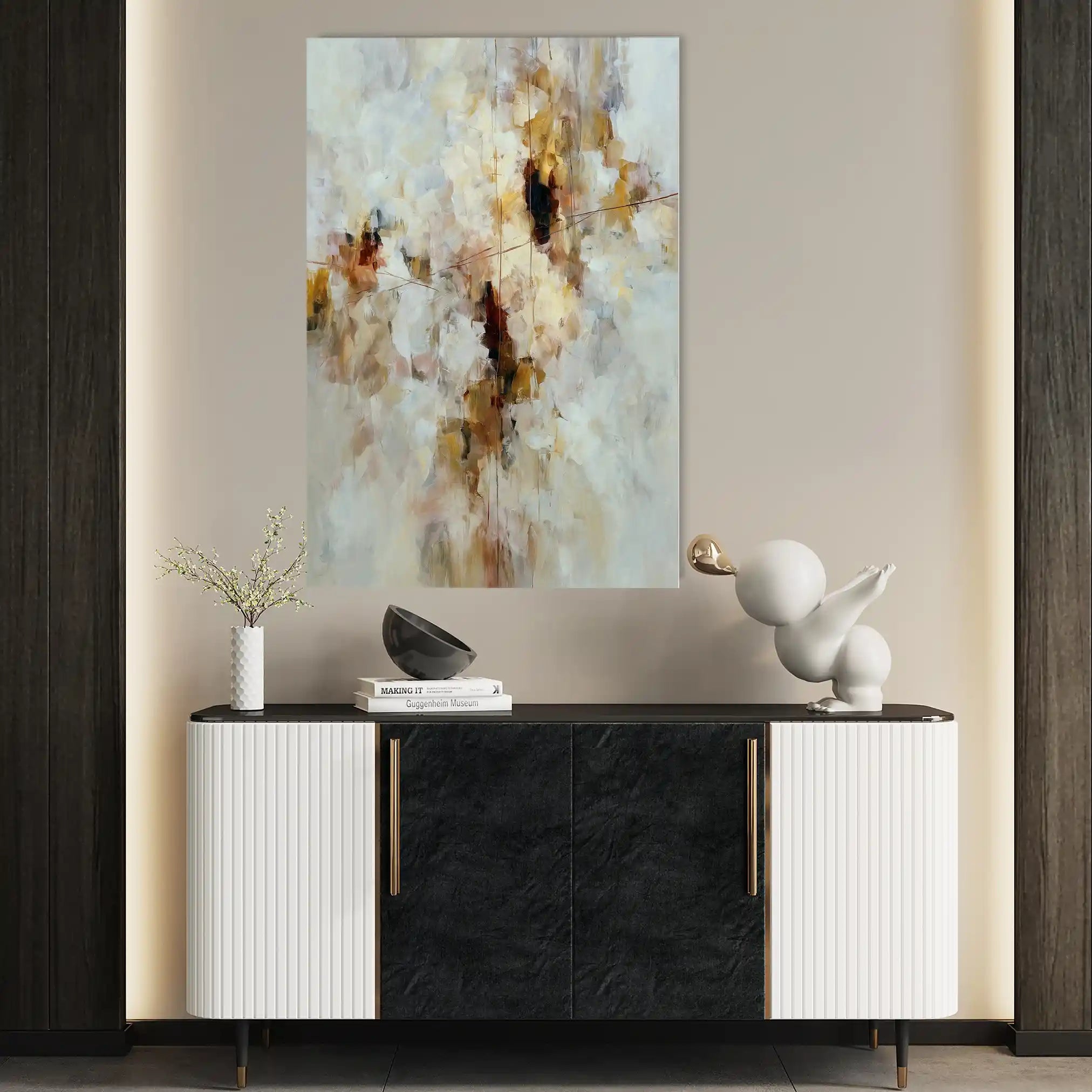 Abstract 1876 Canvas Art 60 x 40 cm / Stretched on hidden frame