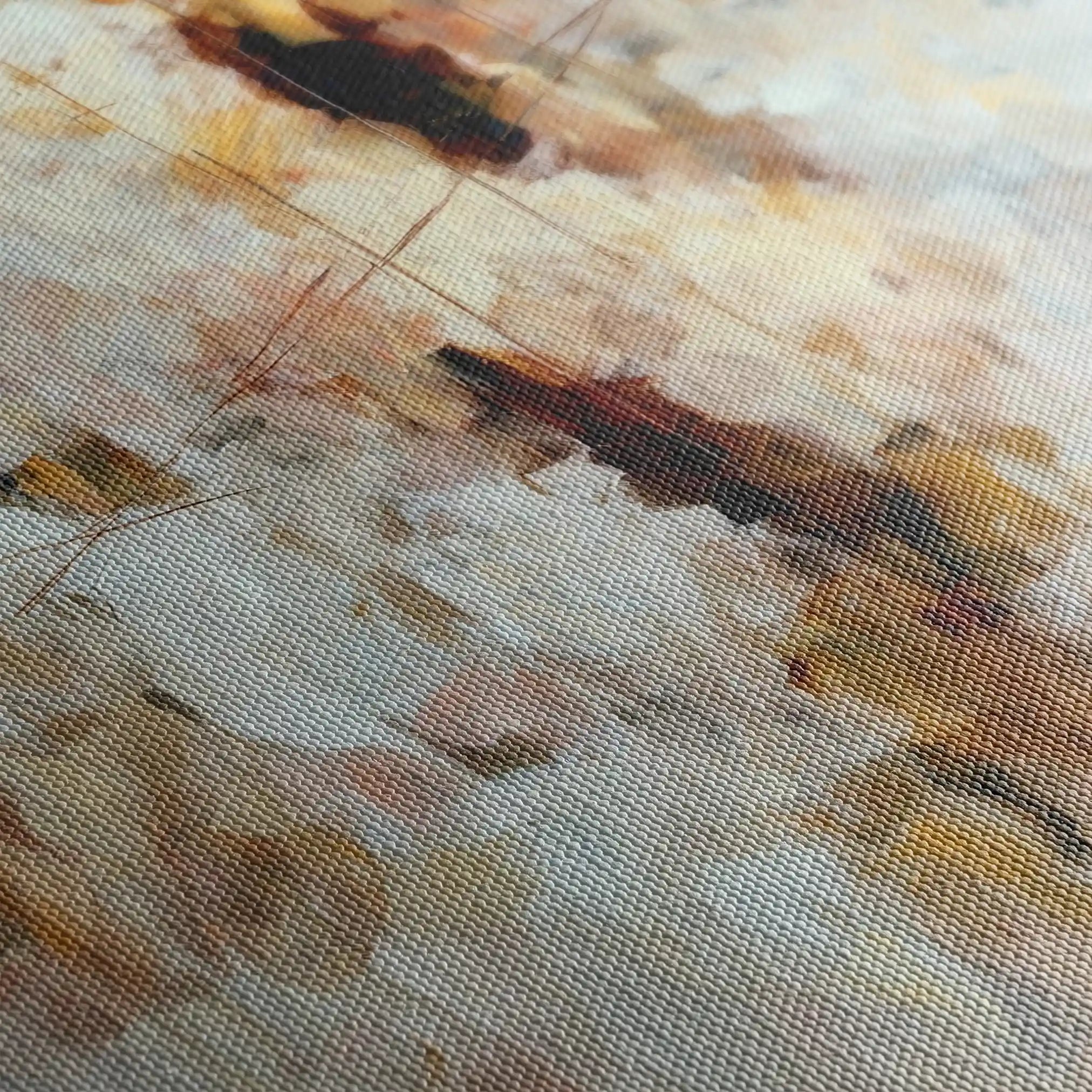 Abstract 1876 Canvas Art 60 x 40 cm / Stretched on hidden frame