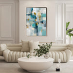 Abstract 1877 Canvas Art 60 x 40 cm / Stretched on hidden frame
