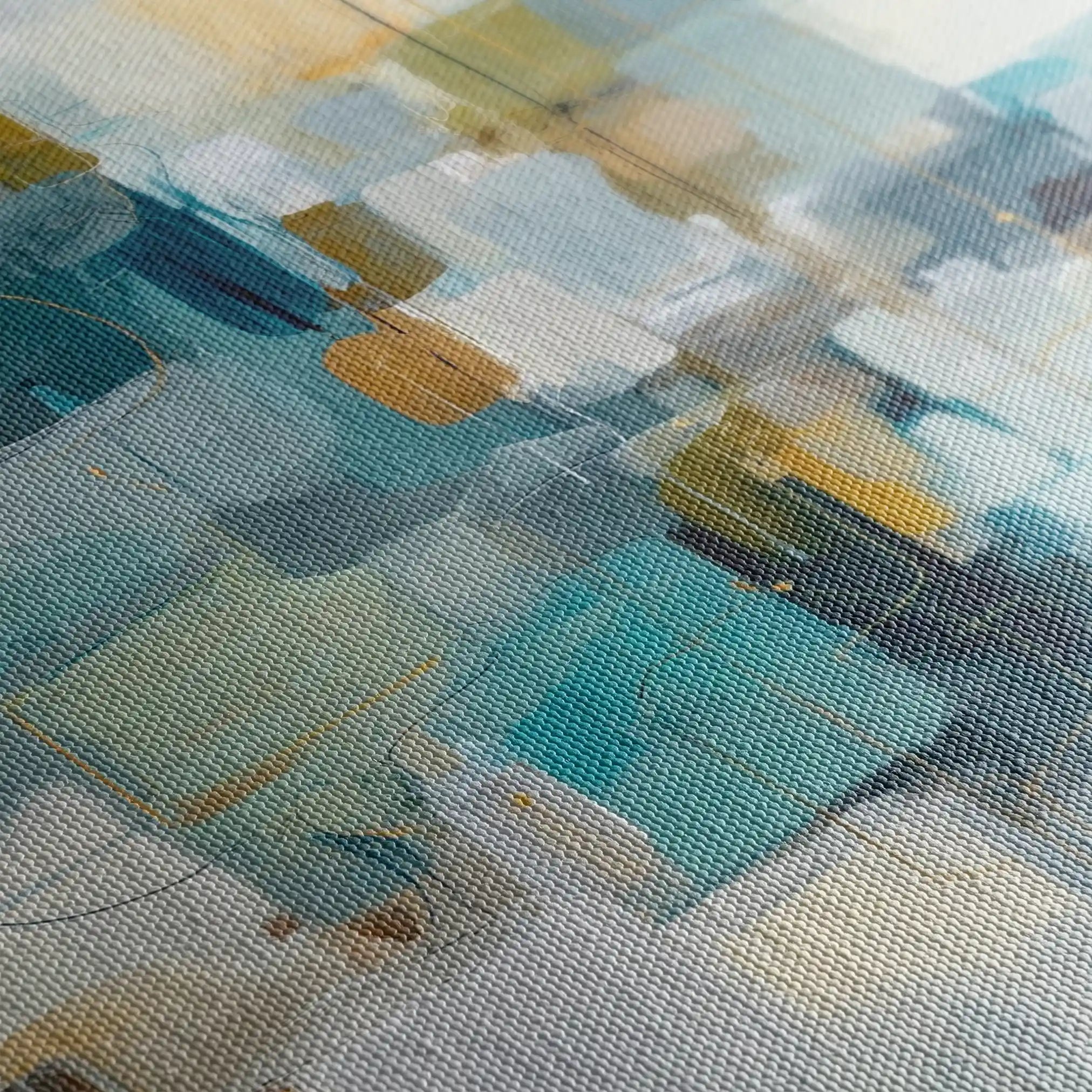 Abstract 1877 Canvas Art 60 x 40 cm / Stretched on hidden frame