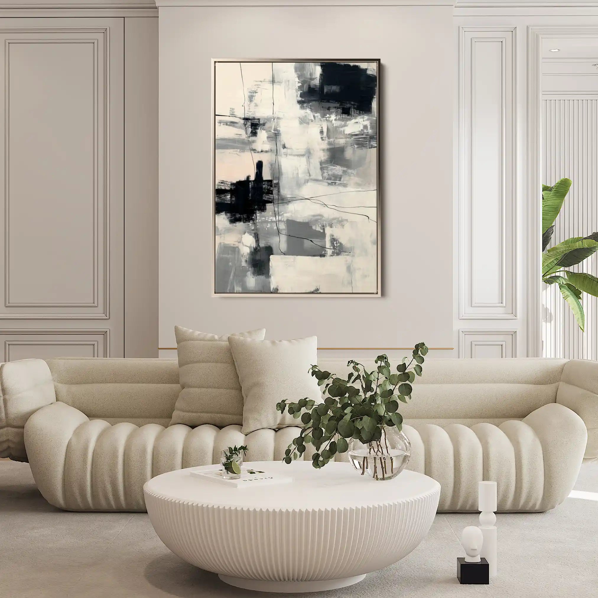 Abstract 1879 Canvas Art 60 x 40 cm / Stretched on hidden frame
