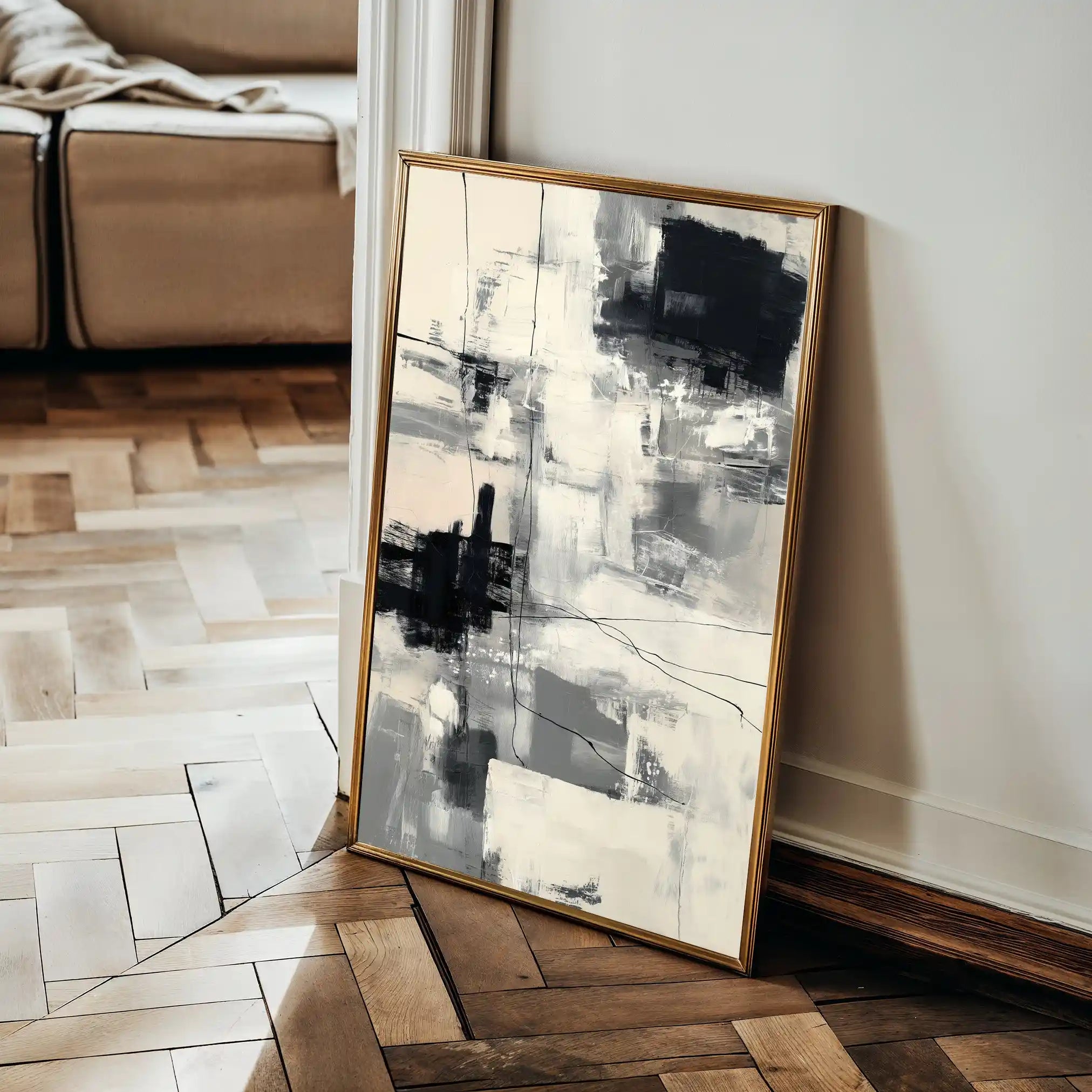 Abstract 1879 Canvas Art 60 x 40 cm / Stretched on hidden frame