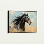 Horses 188 Canvas Art 90 x 60 cm / Stretched on hidden frame