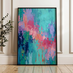 Abstract 1885 Canvas Art 60 x 40 cm / Stretched on hidden frame
